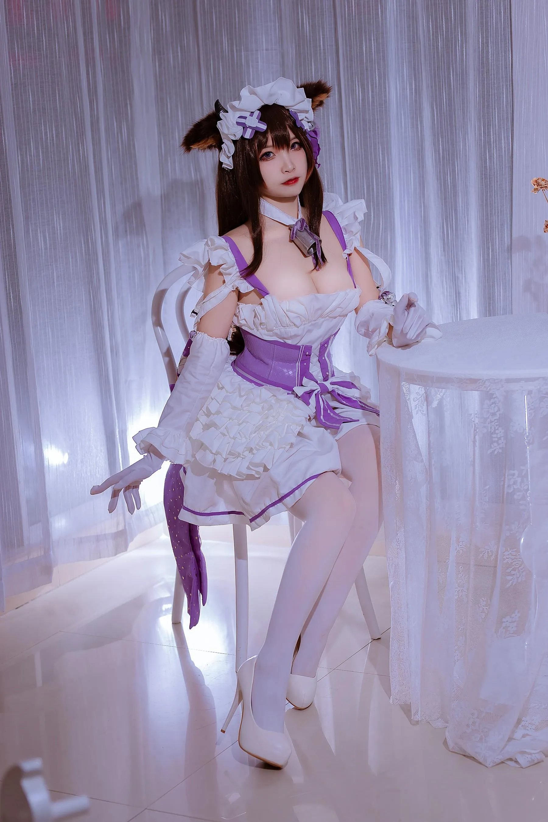 二佐Nisa – NO.146 碧蓝樫野同人女仆 [31P]插图6